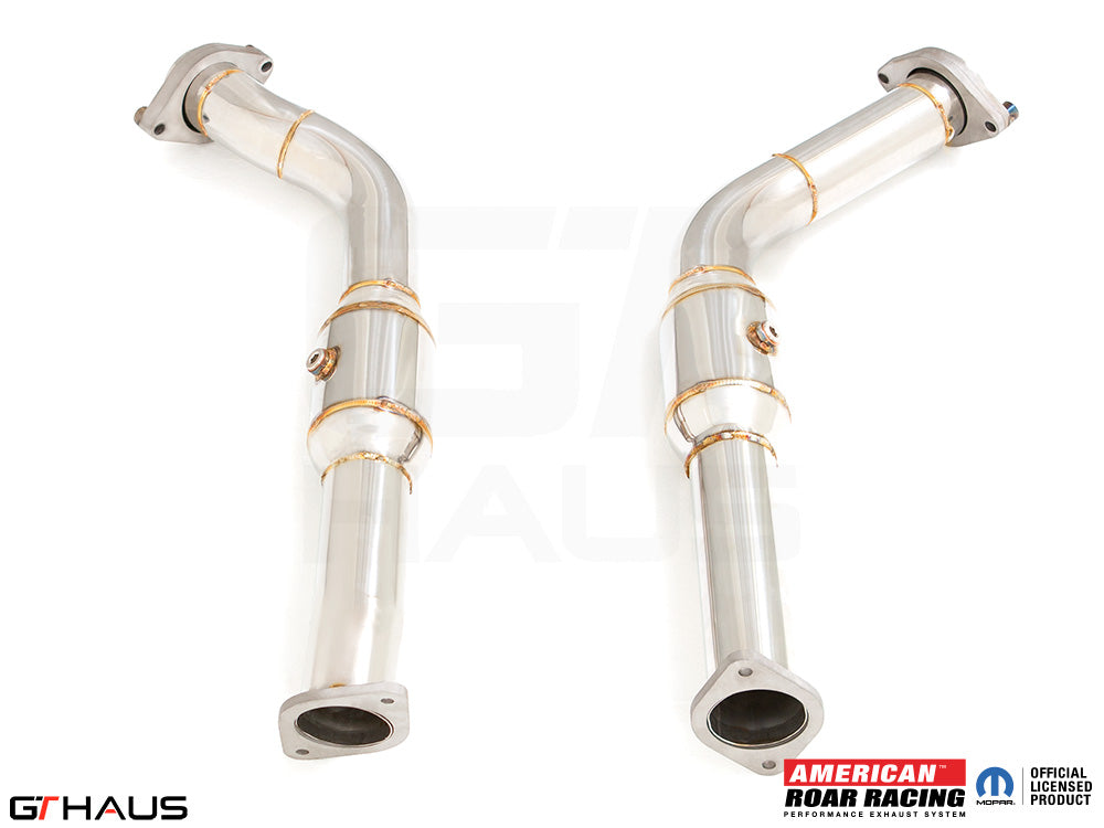 GTHaus RAM TRX (6.2L SC HEMI V8) 2021-2024 Down Pipes OBD2 - 400 CEL Sport Cats