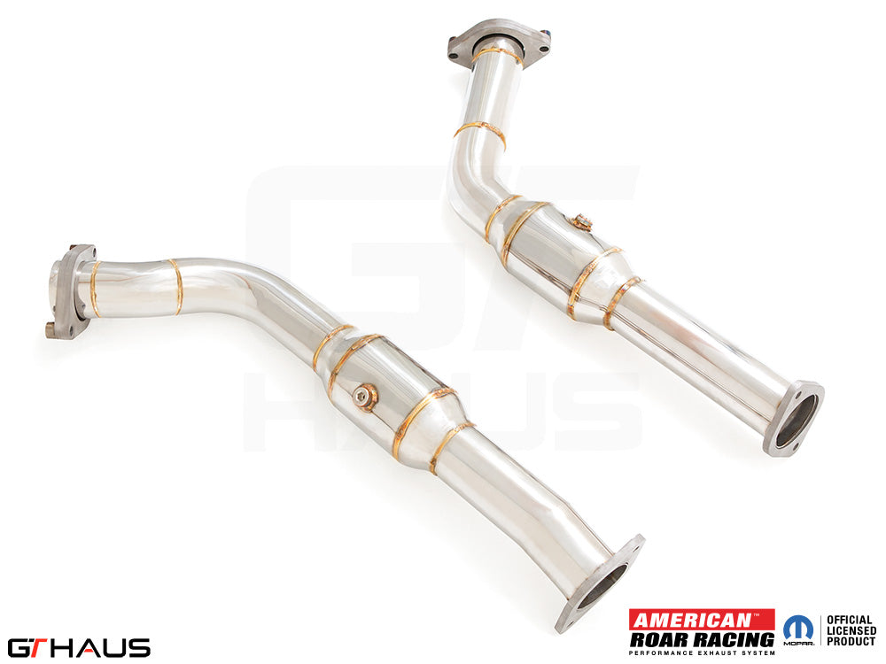 GTHaus RAM TRX (6.2L SC HEMI V8) 2021-2024 Down Pipes OBD2 - 400 CEL Sport Cats