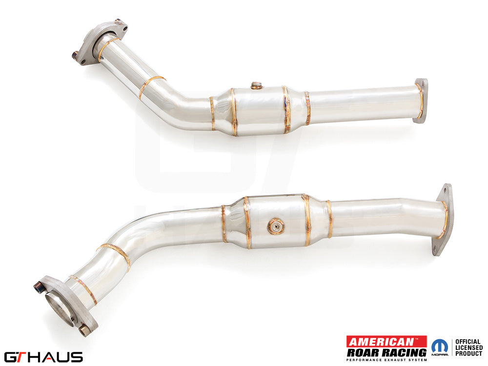 GTHaus RAM TRX (6.2L SC HEMI V8) 2021-2024 Down Pipes OBD2 - 400 CEL Sport Cats