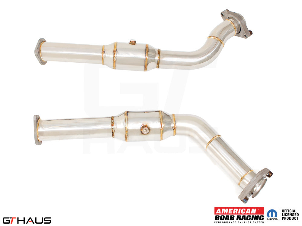 GTHaus RAM TRX (6.2L SC HEMI V8) 2021-2024 Down Pipes OBD2 - 400 CEL Sport Cats