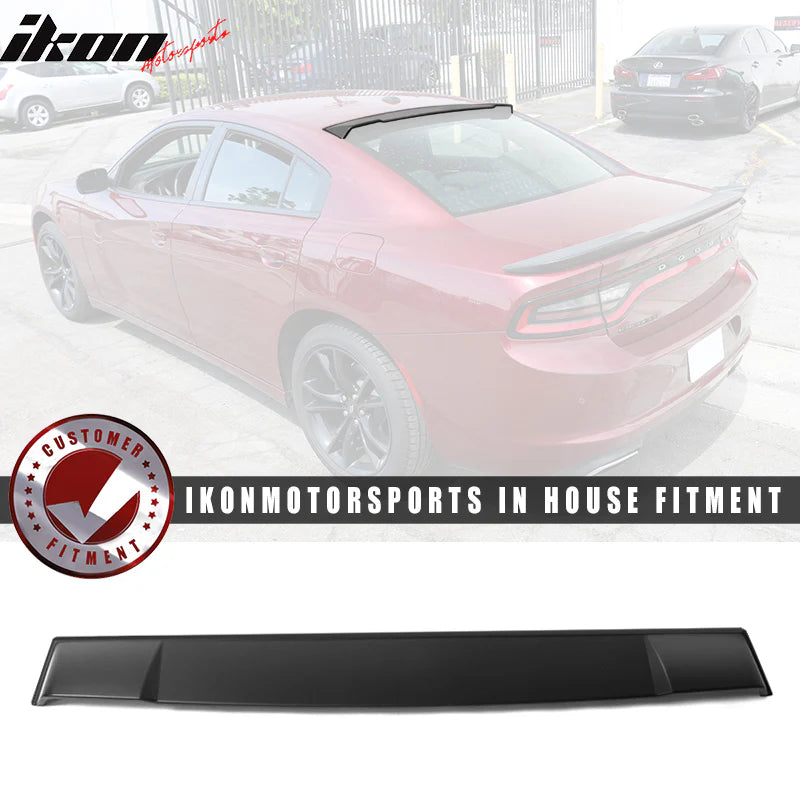 Ikon Motorsports 2011-2023 Dodge Charger Ikon Style Rear Window Roof Spoiler Wing