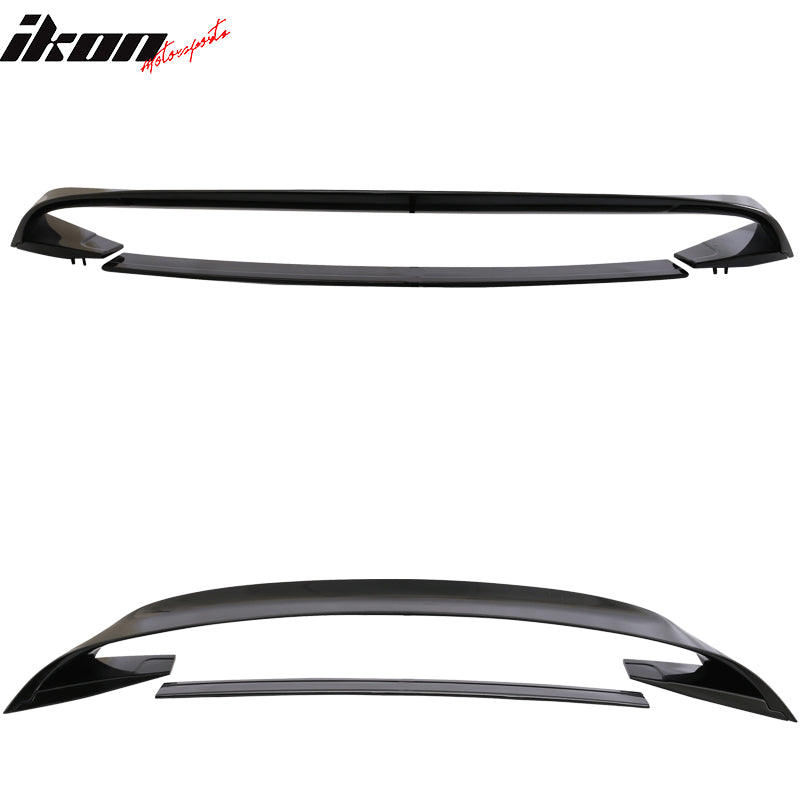 2015-2023 Ford Mustang GT350R Style Glossy Black Rear Spoiler ABS