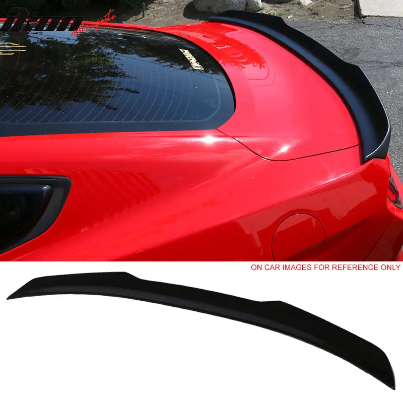 2015-2023 Ford Mustang Coupe H High Kick V Trunk Spoiler ABS