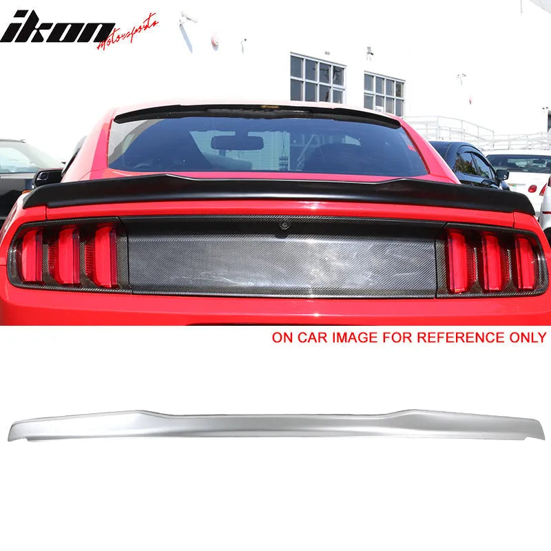 2015-2023 Ford Mustang Coupe H High Kick V Trunk Spoiler ABS