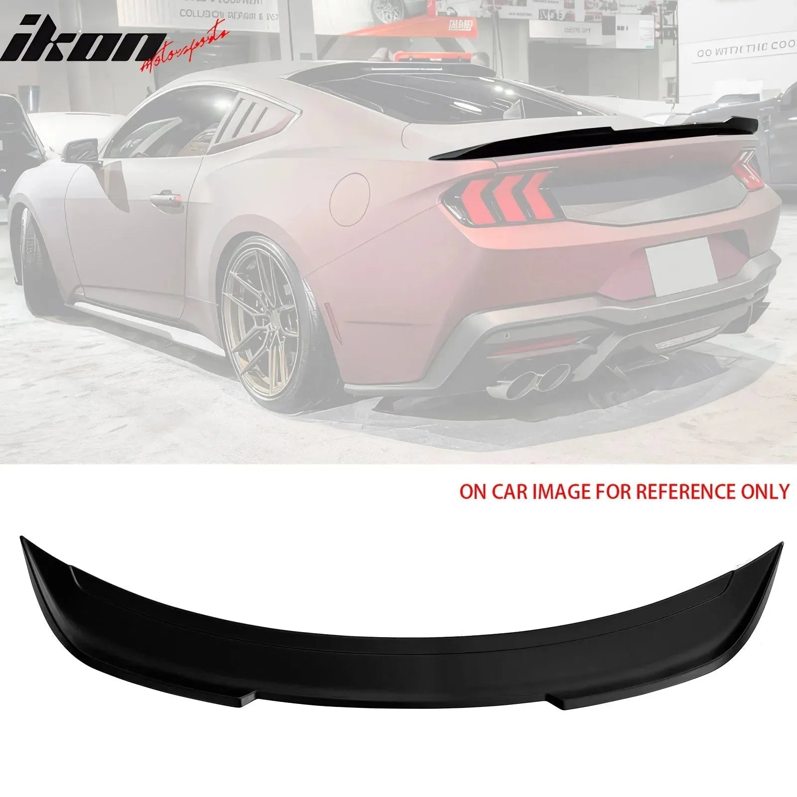 2024-2025 Ford Mustang Coupe DECK Style Trunk Spoiler Wing ABS