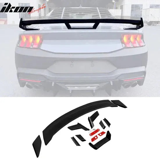 Ikon Motorsports 2024-2025 Ford Mustang Coupe Dark Horse  Trunk Spoiler ABS