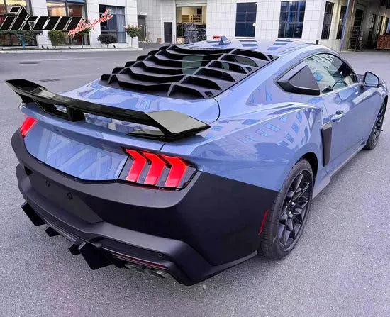 Ikon Motorsports 2024-2025 Ford Mustang Coupe Dark Horse  Trunk Spoiler ABS