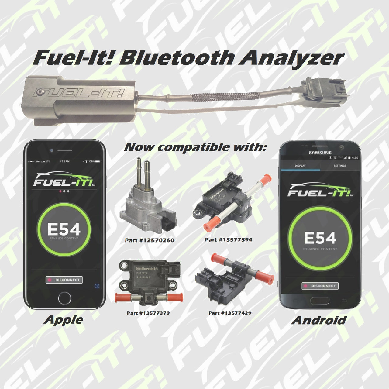 Universal Fuel-It! Bluetooth Flex-Fuel Analyzer