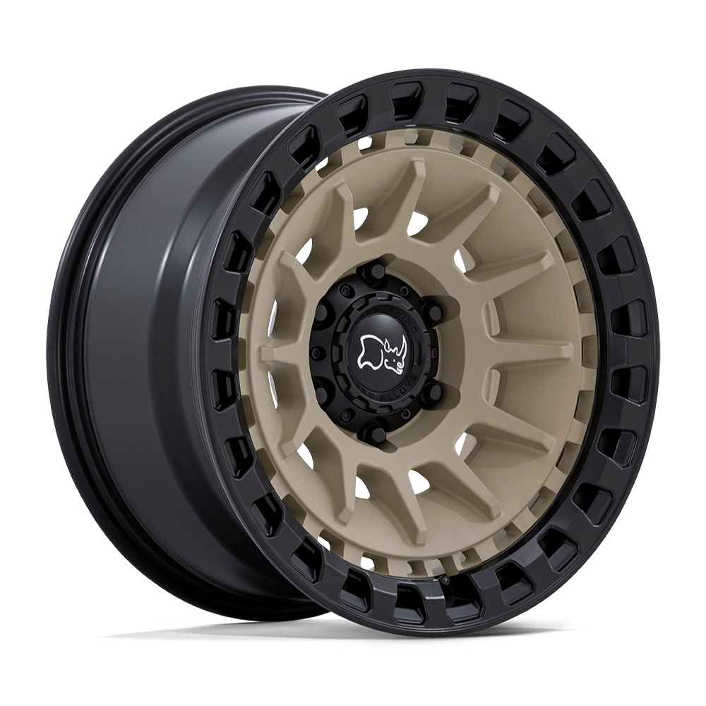 Black Rhino BARRAGE Desert Sand On Matte Black 6x139.7 Wheels - product view 4