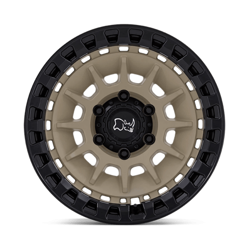 Black Rhino BARRAGE Desert Sand On Matte Black 6x139.7 Wheels - product view 3