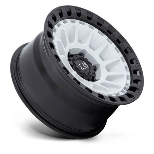 Black Rhino BARRAGE Gloss White On Matte Black 6x139.7 Wheels - product view 2