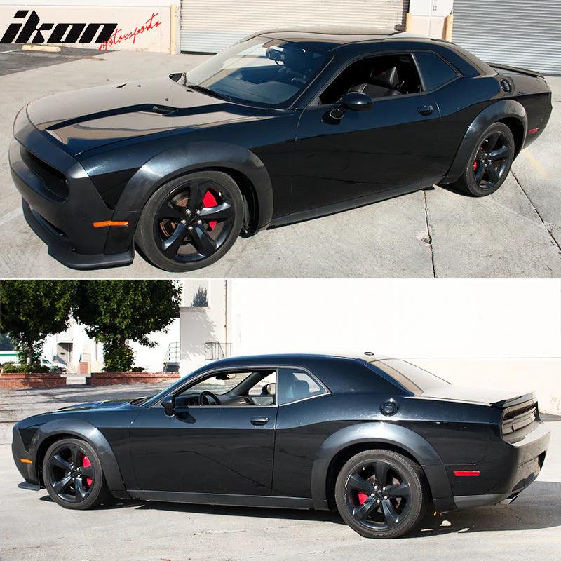 Ikon Motorsports 2015-2023 Dodge Challenger Hellcat Model Demon Style Fender Flares