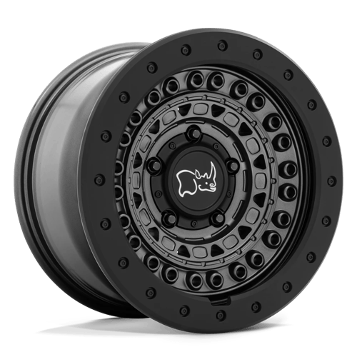 Black Rhino BARRICADE Gun Black W/ Black Rock Guard 6x139.7 Wheels - product view 1