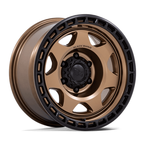 Black Rhino VOYAGER Matte Bronze W/ M-Black Lip 6x139.7 Wheels - product view 1