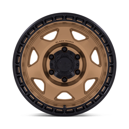 Black Rhino VOYAGER Matte Bronze W/ M-Black Lip 6x139.7 Wheels - product view 3