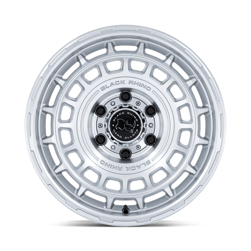 Black Rhino AWOL Silver W/ Machined Face 6x139.7 Wheels - product view 3