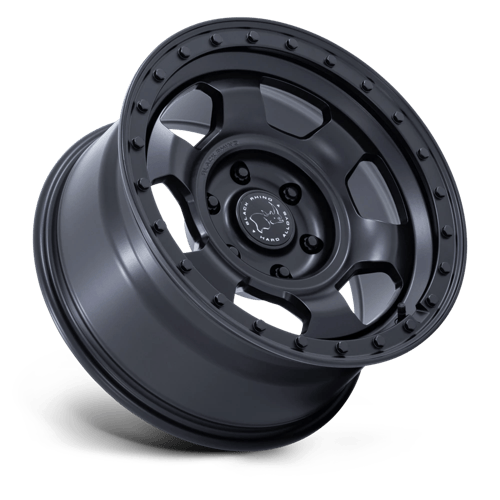 Black Rhino TROOPER Matte Black 6x139.7 Wheels - product view 2