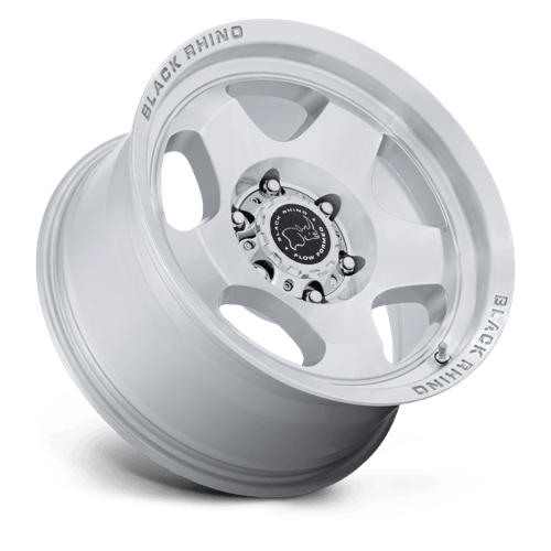 Black Rhino SOL Gloss Silver W/ Machined Face 6x139.7 Wheels - product view 2