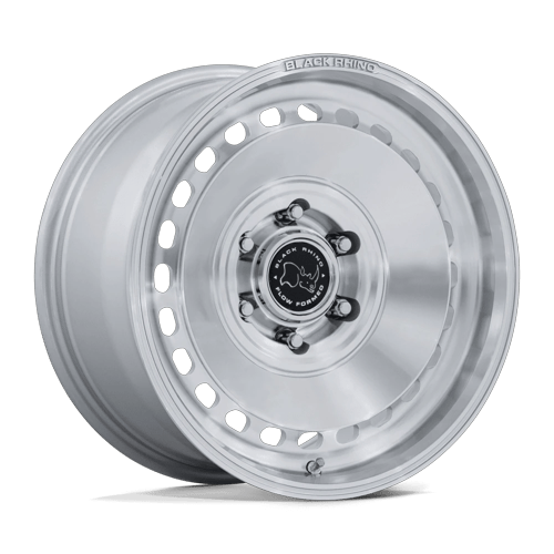 Black Rhino BASIN Gloss Silver W/ Machined Face 6x139.7 Wheels - product view 1