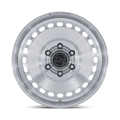 Black Rhino BASIN Gloss Silver W/ Machined Face 6x139.7 Wheels - product view 3