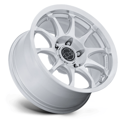 Black Rhino RONIN Gloss Silver W/ Machined Face 6x139.7 Wheels - product view 2