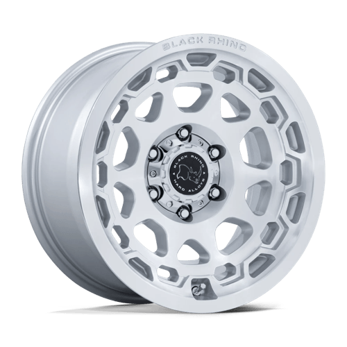 Black Rhino CONGO Gloss Silver W/ Machined Face 6x139.7 Wheels - product view 1
