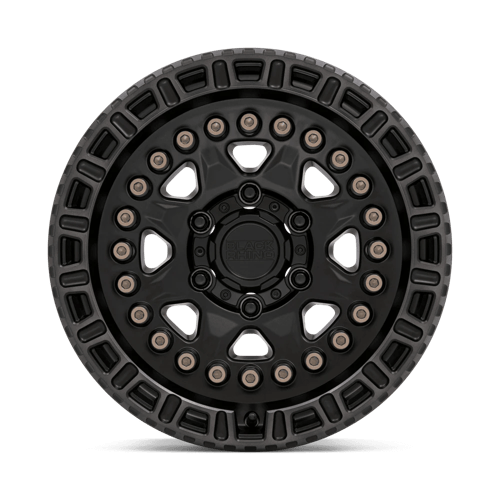 Black Rhino CARBINE Matte Black W/ Mach Tint Ring 6x139.7 Wheels - product view 3