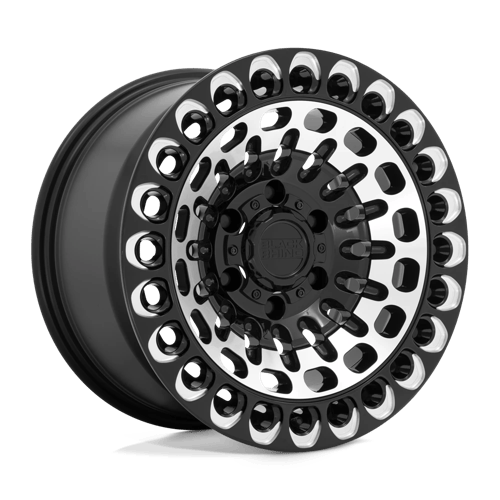 Black Rhino LABYRINTH Gloss Black W Mach Face & Mill 6x139.7 Wheels - product view 1