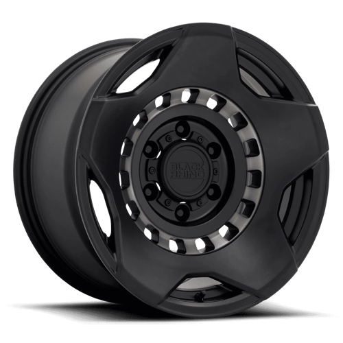 Black Rhino MUZZLE Matte Black W/ Mach Tint Ring 6x139.7 Wheels - product view 1