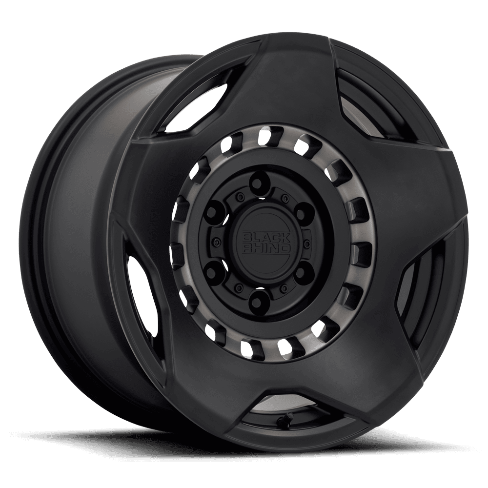 Black Rhino MUZZLE Matte Black W/ Mach Tint Ring 6x139.7 Wheels - product view 4