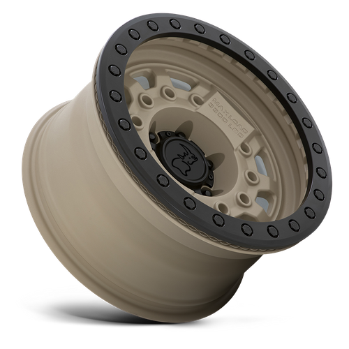 Black Rhino AVENGER BEADLOCK Desert Sand W/ Black Hardware 6x139.7 Wheels - product view 2