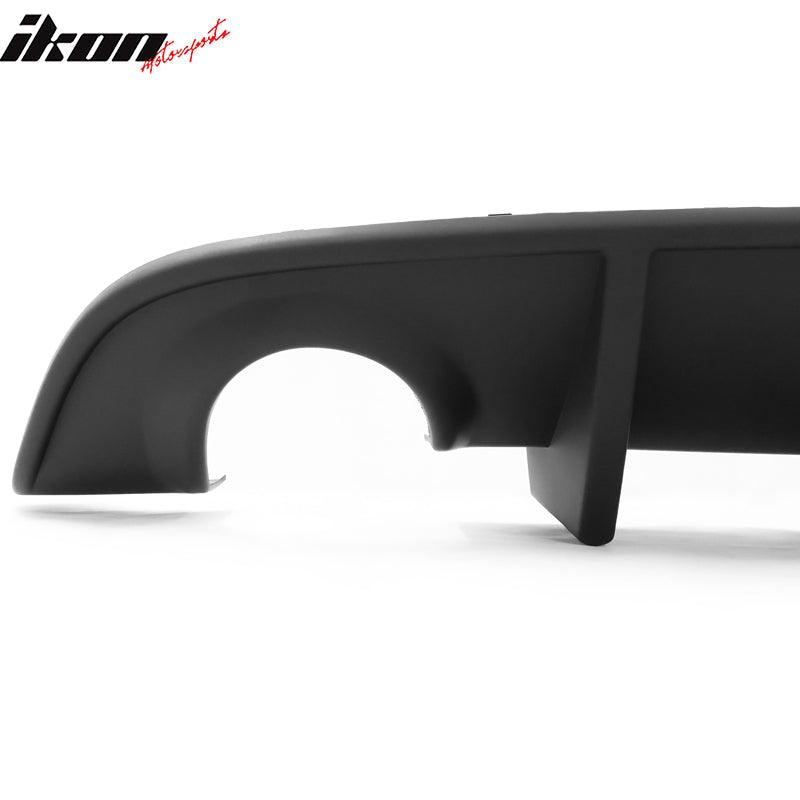 Ikon Motorsports Rear Diffuser for 2015-2023 Dodge Charger SRT OEM Style Matte Black PP