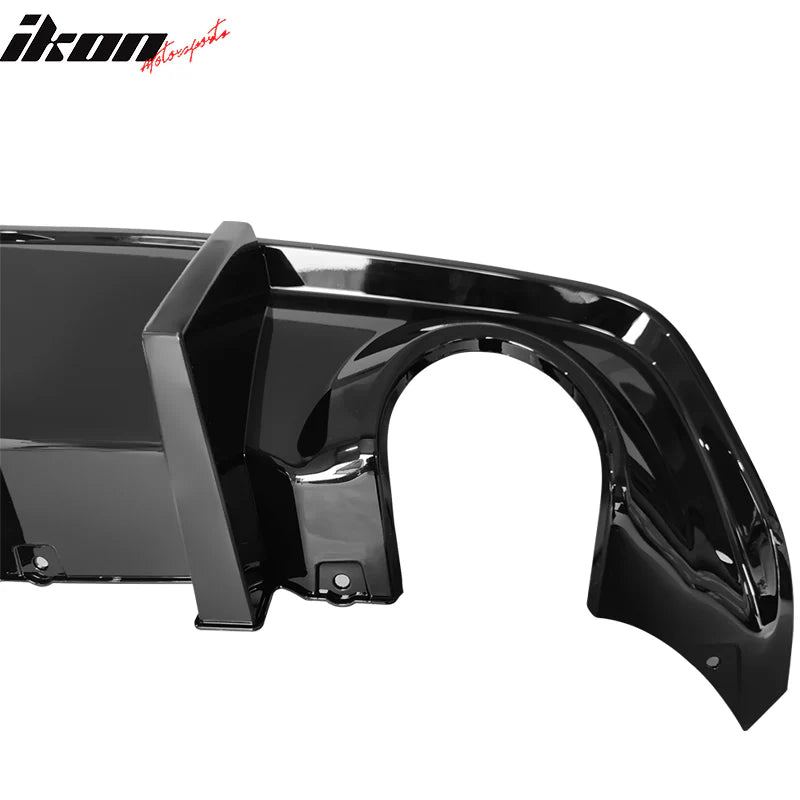 Ikon Motorsports Rear Bumper Diffuser for 2020-2023 Dodge Charger Widebody IKON