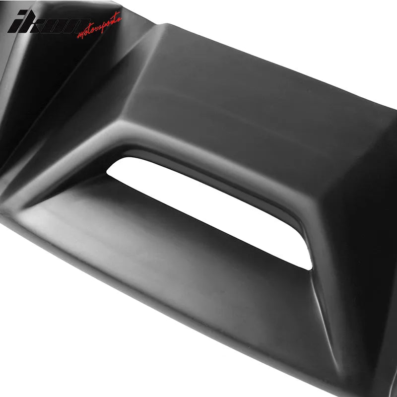 2015-2017 Ford Mustang Rear Diffuser Bumper Lip HN Style Matte Black P