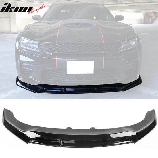 Ikon Motorsports 2020-2023 Dodge Charger Widebody V5 PP Front Bumper Lip