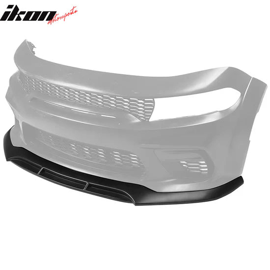 Ikon Motorsports 2020-2023 Dodge Charger Widebody V5 PP Front Bumper Lip