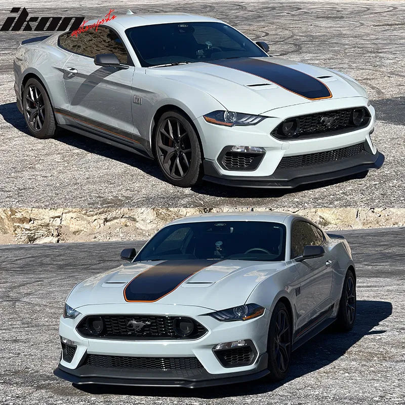 2018-2023 Ford Mustang Mach 1 Style Front Bumper Handling Package Lip