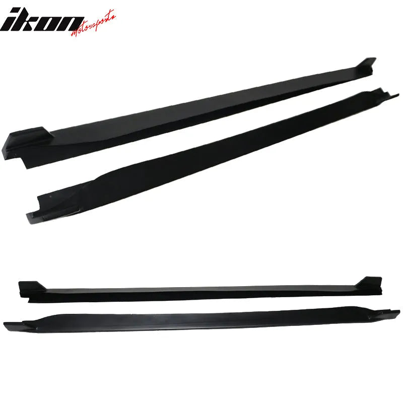 2015-2023 Ford Mustang 2 Fin Style Side Skirt Rocker Panel Extension