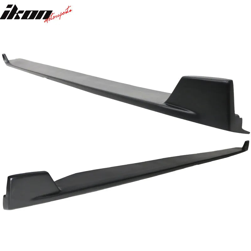 2015-2023 Ford Mustang 2 Fin Style Side Skirt Rocker Panel Extension