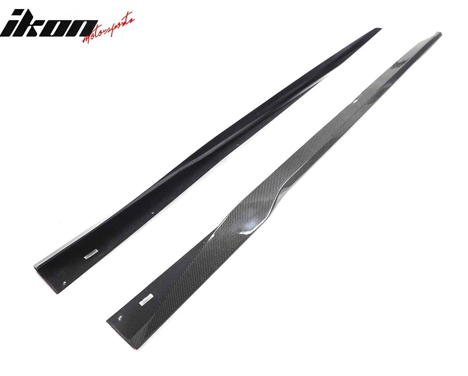 Ikon Motorsports 2024-2025 Ford Mustang OE Style 2PCS Side Skirts Panel Carbon Fiber