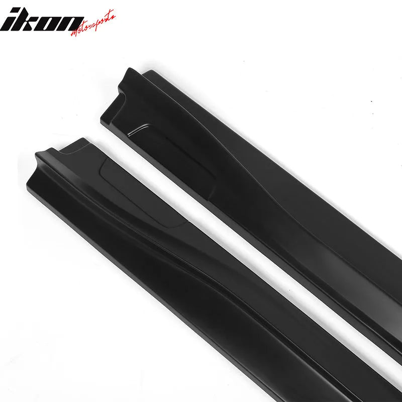 2021-2024 Ford Mustang Mach-E Matte Black Side Skirts Rocker Panel PP