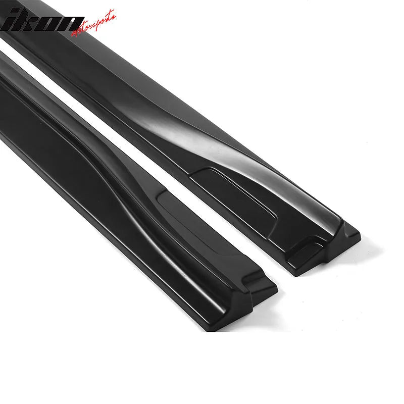 2021-2024 Ford Mustang Mach-E Matte Black Side Skirts Rocker Panel PP