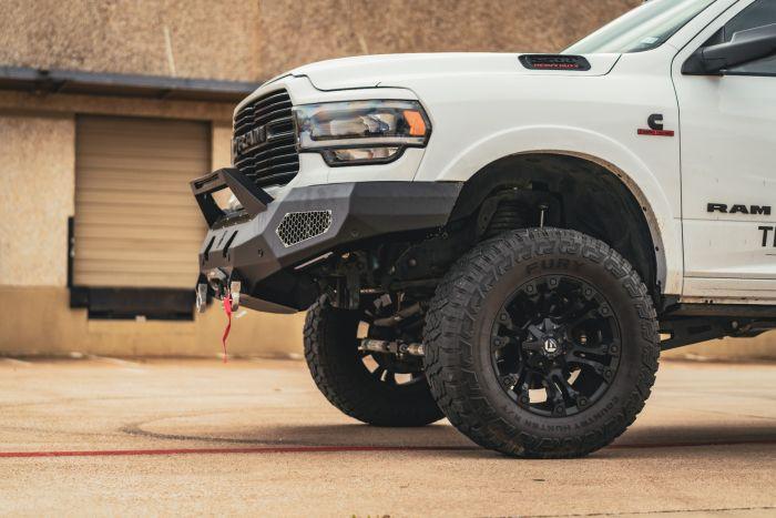 Road Armor  EVOLUTION FRONT WINCH BUMPER SHEET METAL PRE-RUNNER GUARD - TEXTURE BLACK 2019-2023 RAM 2500 3500