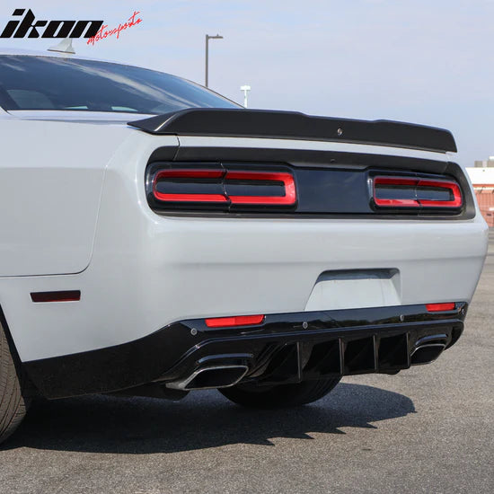 Ikon Motorsports 2015-2023 Dodge Challenger IKON Rear Bumper Diffuse