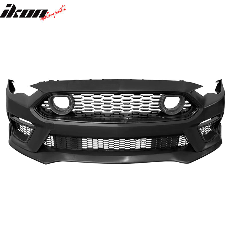 2018-2023 Ford Mustang 2021 Mach-1 Style Front Bumper Cover LED Grille