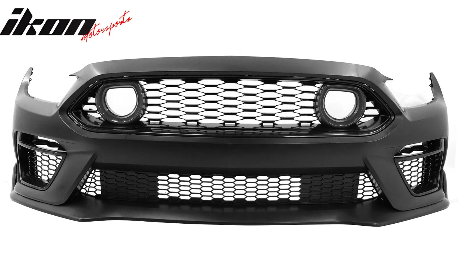 2015-2017 Ford Mustang Front Bumper Cover Lower Upper Grills W/ LED