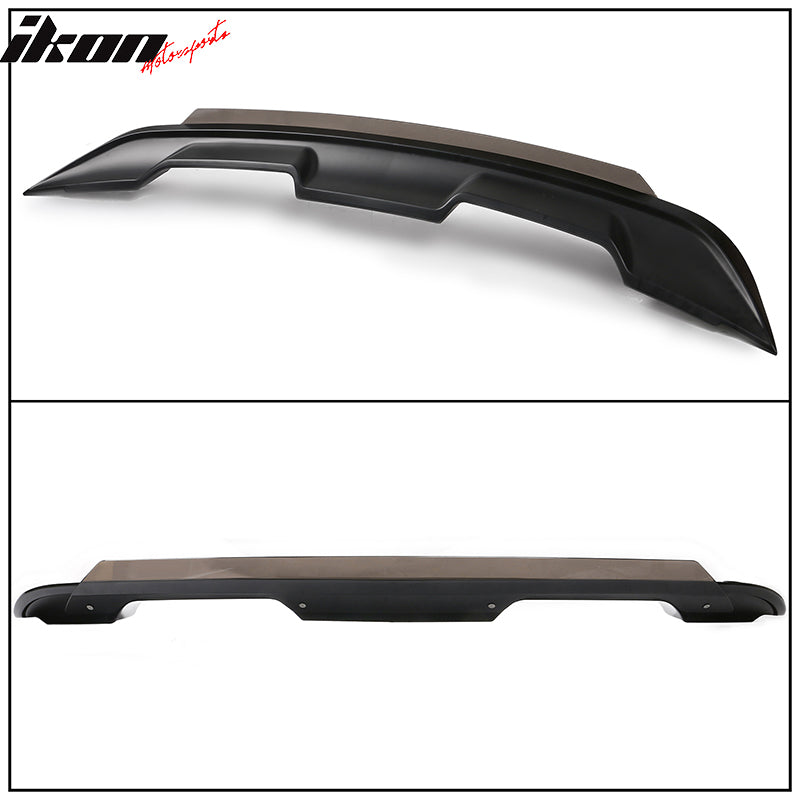 2015-2023 Ford Mustang GT500 Matte Black Trunk Spoiler Gurney Flap ABS