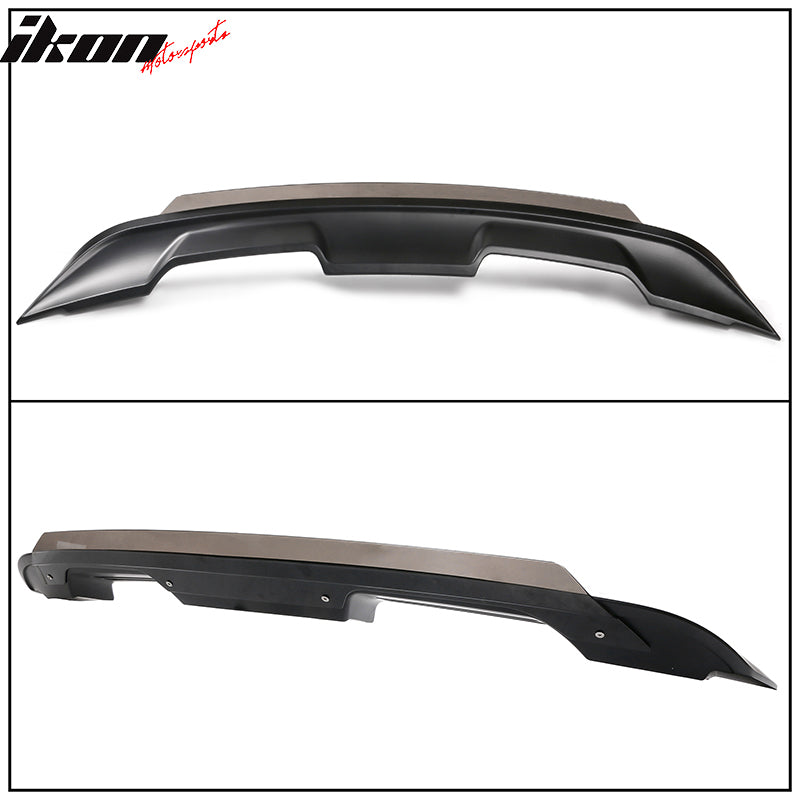 2015-2023 Ford Mustang GT500 Matte Black Trunk Spoiler Gurney Flap ABS