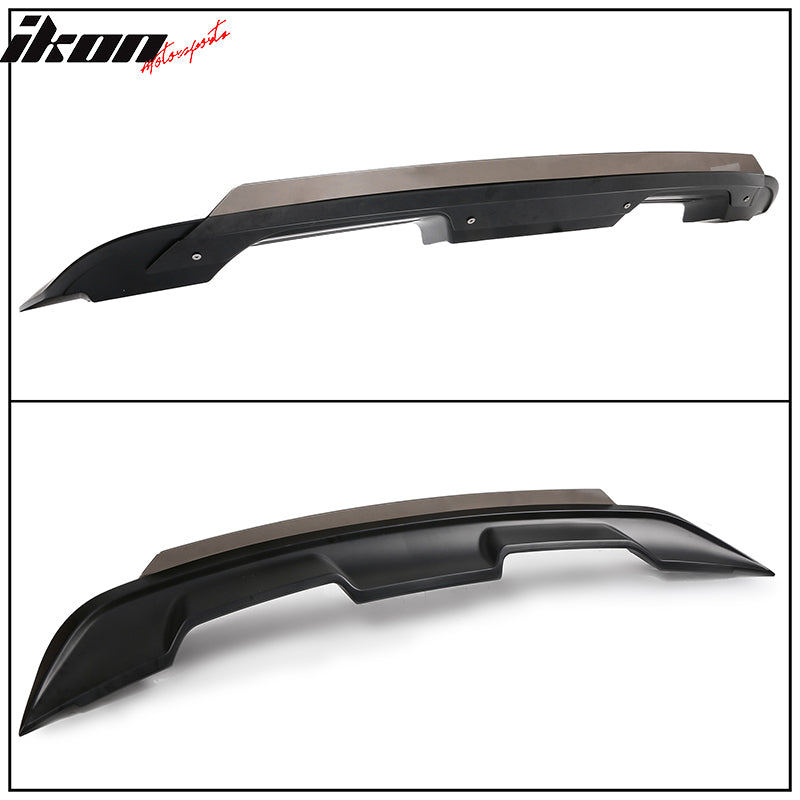 2015-2023 Ford Mustang GT500 Matte Black Trunk Spoiler Gurney Flap ABS