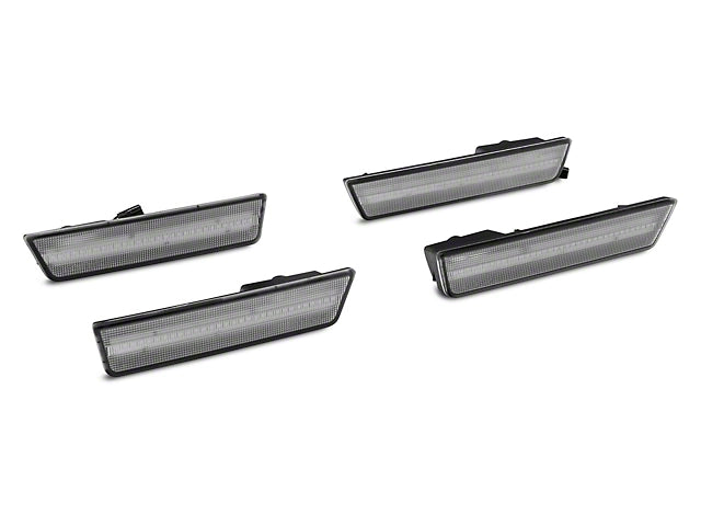 Raxiom Axial Series LED Side Marker Lights; Clear (08-14 Challenger)